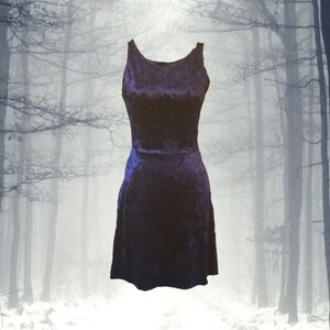 Velvet Midnight Blue Sleeveless Dress Size 6